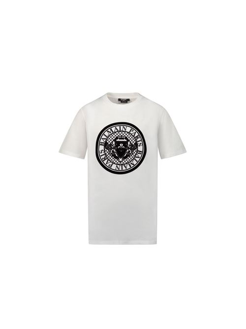 T-shirt, unisex, logata. BALMAIN | BS8R71 Z0057100NE